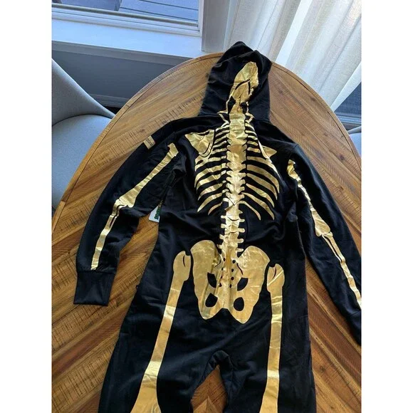Tipsy Elves Gold Skeleton Costume - Picture 9 of 12